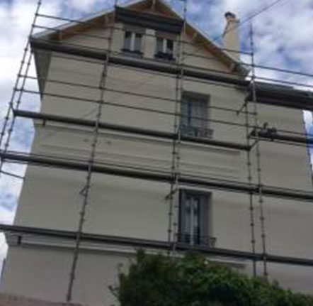 Ravalement de façade et peinture à Levallois-Perret (92300) dans les Hauts de Seine (92)